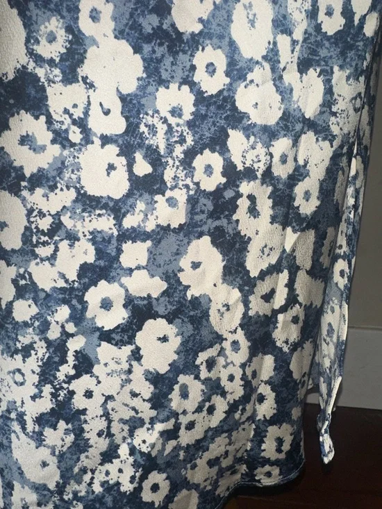 Open Edit Elegant Floral Satin Slip Dress NWT Size Large - Picture 8 of 11